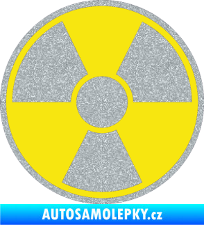 Samolepka Radioactive barevný Ultra Metalic stříbrná metalíza