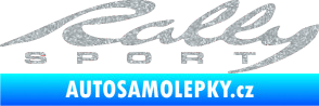 Samolepka Rally sport 002 Ultra Metalic stříbrná metalíza