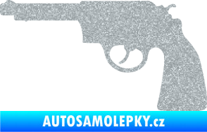 Samolepka Revolver 002 levá Ultra Metalic stříbrná metalíza