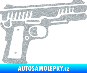 Samolepka Revolver 003 pravá Ultra Metalic stříbrná metalíza