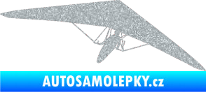 Samolepka Rogalo 001 pravá Ultra Metalic stříbrná metalíza