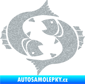 Samolepka Ryby 004 Ultra Metalic stříbrná metalíza