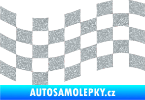 Samolepka Šachovnice 006 Ultra Metalic stříbrná metalíza