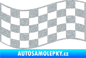 Samolepka Šachovnice 010 Ultra Metalic stříbrná metalíza