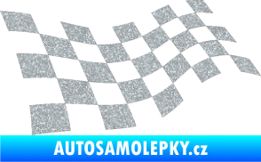 Samolepka Šachovnice 013 Ultra Metalic stříbrná metalíza