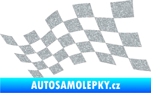 Samolepka Šachovnice 016 Ultra Metalic stříbrná metalíza