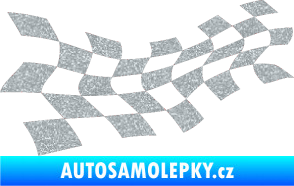 Samolepka Šachovnice 017 Ultra Metalic stříbrná metalíza