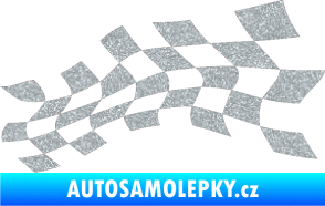 Samolepka Šachovnice 020 Ultra Metalic stříbrná metalíza