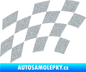 Samolepka Šachovnice 037 Ultra Metalic stříbrná metalíza