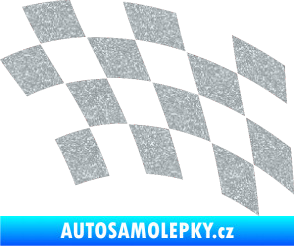 Samolepka Šachovnice 038 Ultra Metalic stříbrná metalíza