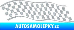 Samolepka Šachovnice 057 Ultra Metalic stříbrná metalíza