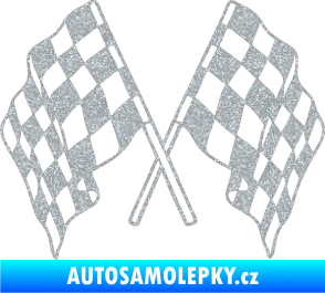 Samolepka Šachovnice 062 Ultra Metalic stříbrná metalíza