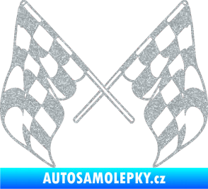 Samolepka Šachovnice 070 Ultra Metalic stříbrná metalíza