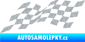 Samolepka Šachovnice 075 Ultra Metalic stříbrná metalíza