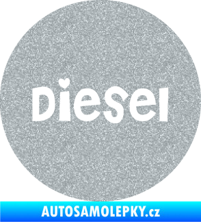 Samolepka Samolepka na víčko od nádrže 006 diesel Ultra Metalic stříbrná metalíza