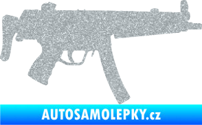 Samolepka Samopal 001 pravá Ultra Metalic stříbrná metalíza