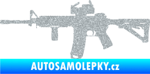 Samolepka Samopal 003 levá Ultra Metalic stříbrná metalíza
