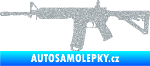Samolepka Samopal 004 levá Ultra Metalic stříbrná metalíza