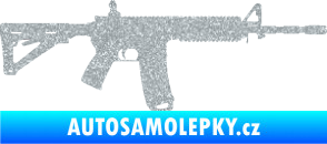 Samolepka Samopal 004 pravá Ultra Metalic stříbrná metalíza