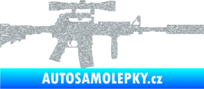 Samolepka Samopal 006 pravá Ultra Metalic stříbrná metalíza