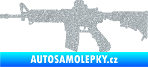 Samolepka Samopal 009 levá Ultra Metalic stříbrná metalíza