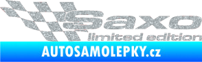 Samolepka Saxo limited edition levá Ultra Metalic stříbrná metalíza