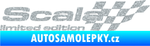 Samolepka Scala limited edition pravá Ultra Metalic stříbrná metalíza