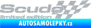 Samolepka Scudo limited edition pravá Ultra Metalic stříbrná metalíza