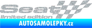 Samolepka Seat limited edition pravá Ultra Metalic stříbrná metalíza