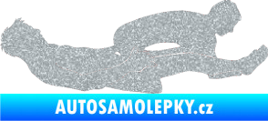 Samolepka Sexy siluety 029 Ultra Metalic stříbrná metalíza