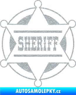 Samolepka Sheriff 004 Ultra Metalic stříbrná metalíza