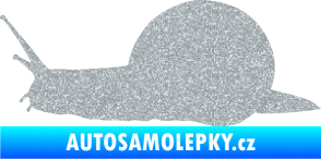 Samolepka Šnek 001 levá Ultra Metalic stříbrná metalíza