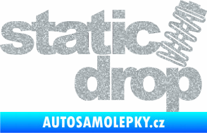 Samolepka Static drop 001 JDM styl Ultra Metalic stříbrná metalíza