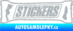 Samolepka Stickers nápis Ultra Metalic stříbrná metalíza