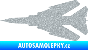 Samolepka Stíhací letoun 007 levá MIG Ultra Metalic stříbrná metalíza