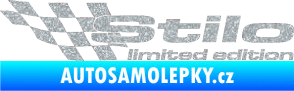 Samolepka Stilo limited edition levá Ultra Metalic stříbrná metalíza