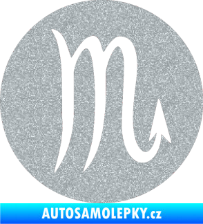 Samolepka Štír 001 - horoskop Ultra Metalic stříbrná metalíza