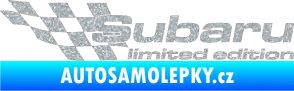 Samolepka Subaru limited edition levá Ultra Metalic stříbrná metalíza