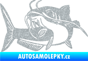 Samolepka Sumec 001 levá Ultra Metalic stříbrná metalíza