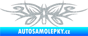 Samolepka Tetování 111 motýl Ultra Metalic stříbrná metalíza