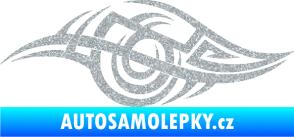 Samolepka Tetování 208 levá Ultra Metalic stříbrná metalíza