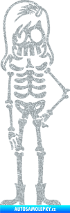 Samolepka The Bone Family Slečna Ultra Metalic stříbrná metalíza