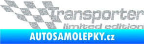 Samolepka Transporter limited edition levá Ultra Metalic stříbrná metalíza