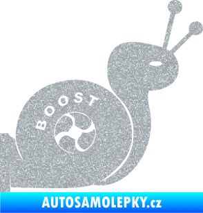 Samolepka Turbo šnek 003 pravá Ultra Metalic stříbrná metalíza