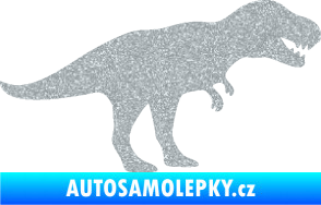 Samolepka Tyrannosaurus Rex 001 pravá Ultra Metalic stříbrná metalíza