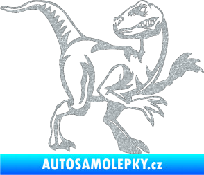 Samolepka Tyrannosaurus Rex 003 pravá Ultra Metalic stříbrná metalíza