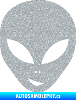 Samolepka UFO 003 levá Ultra Metalic stříbrná metalíza