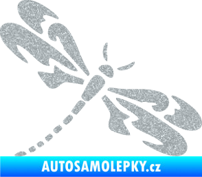 Samolepka Vážka 001 pravá Ultra Metalic stříbrná metalíza