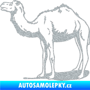 Samolepka Velbloud 001 levá Ultra Metalic stříbrná metalíza