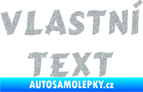Samolepka Vlastní text - Cancun Ultra Metalic stříbrná metalíza